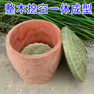 【整树挖空】蒸饭木桶木蒸子杉木香椿木木桶整木饭甑子正子木饭桶