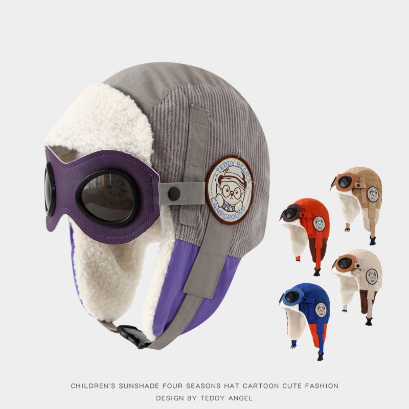 飞行员帽子加绒保暖雷锋帽