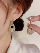 一款 气质百搭耳饰 两戴水滴锆石耳环女小众设计感精致高级耳扣时尚