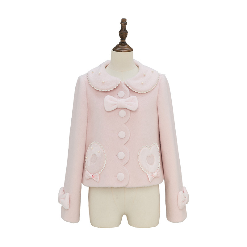 thumbnail for Deposit, Midsummer Story, donut knit inner layer, coat, cardigan, socks, headband, cake hat, triangle scarf, flower ball