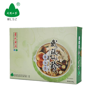 重庆土特产礼盒武陵山珍菌汤煲300克松茸野生菌高档礼盒养生礼品