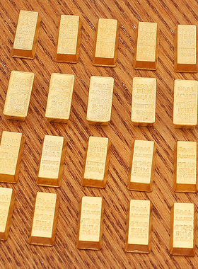 迷你金条合金实心小瓜子元宝小摆件聚宝盆米缸百福缸装饰配饰摆件