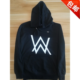 艾伦沃克卫衣女男连帽Alan Faded艾兰沃克秋冬加绒外套 Walker同款