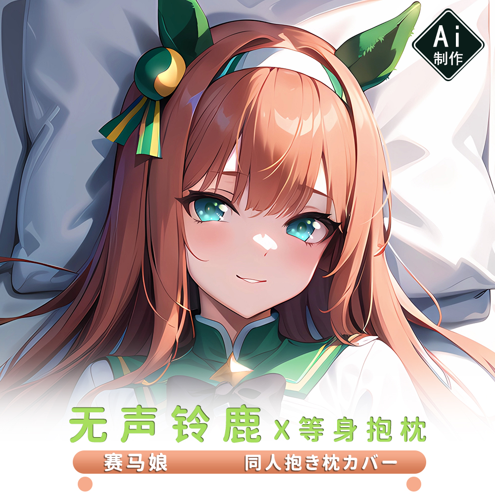 原创赛马娘无声铃鹿等身抱枕动漫周边枕套二次元定制宅男长条礼物