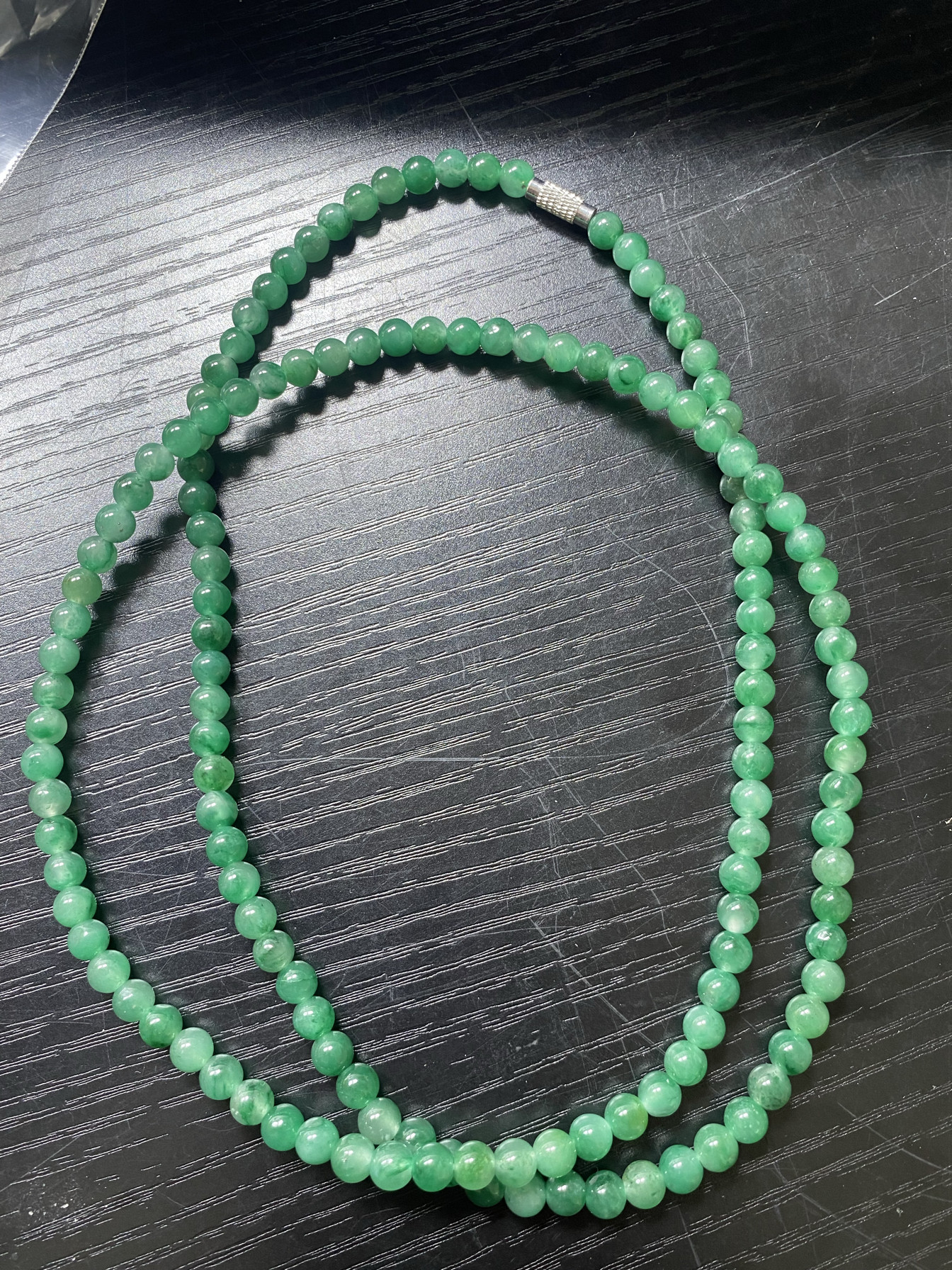 非洲翠纯天然无优化满绿项链流行时尚大方得体女友礼物妈妈链