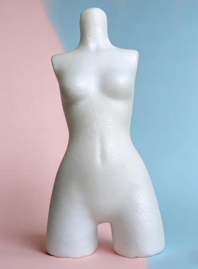 BJD人台泡沫展示台 3分4分6分娃通用 可插针 BJD假发展示台