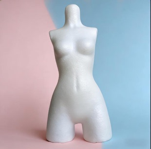 BJD/OB人台泡沫展示台 3分4分6分娃通用 可插针 BJD假发展示台
