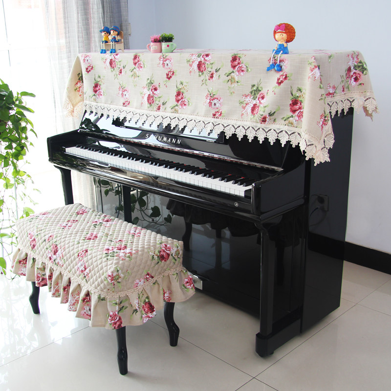 鋼琴罩半罩 簡約田園鋼琴巾蓋布蕾絲布藝防塵套全罩公主鋼琴凳罩在類目 居家布藝, 防塵保護罩, 鋼琴罩中 - 來自Buy2taobao.com提供專業的淘寶代購服務