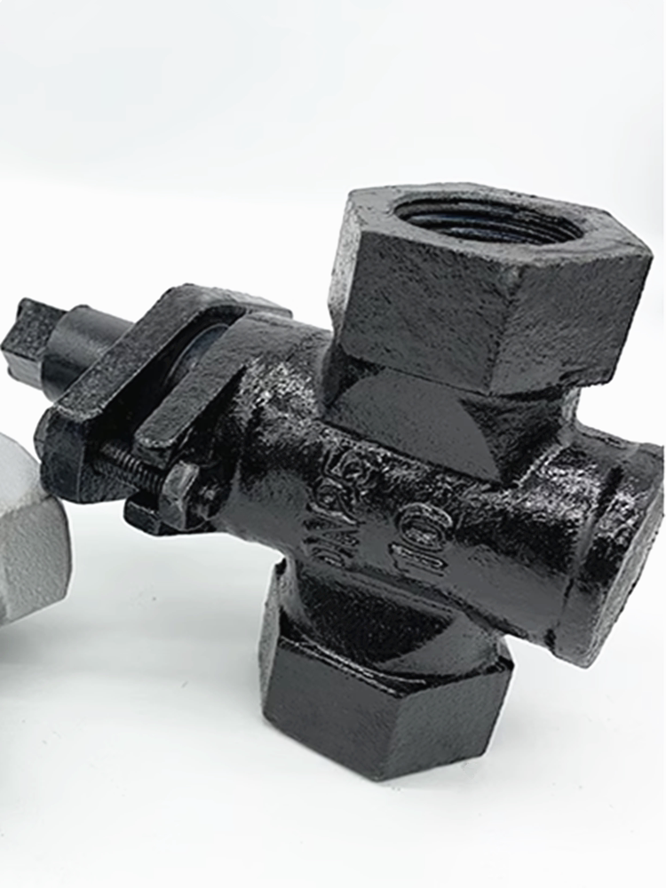 铸铁丝扣二通旋塞阀x13w-10工业两通阀管道dn15-50内螺纹46分1寸