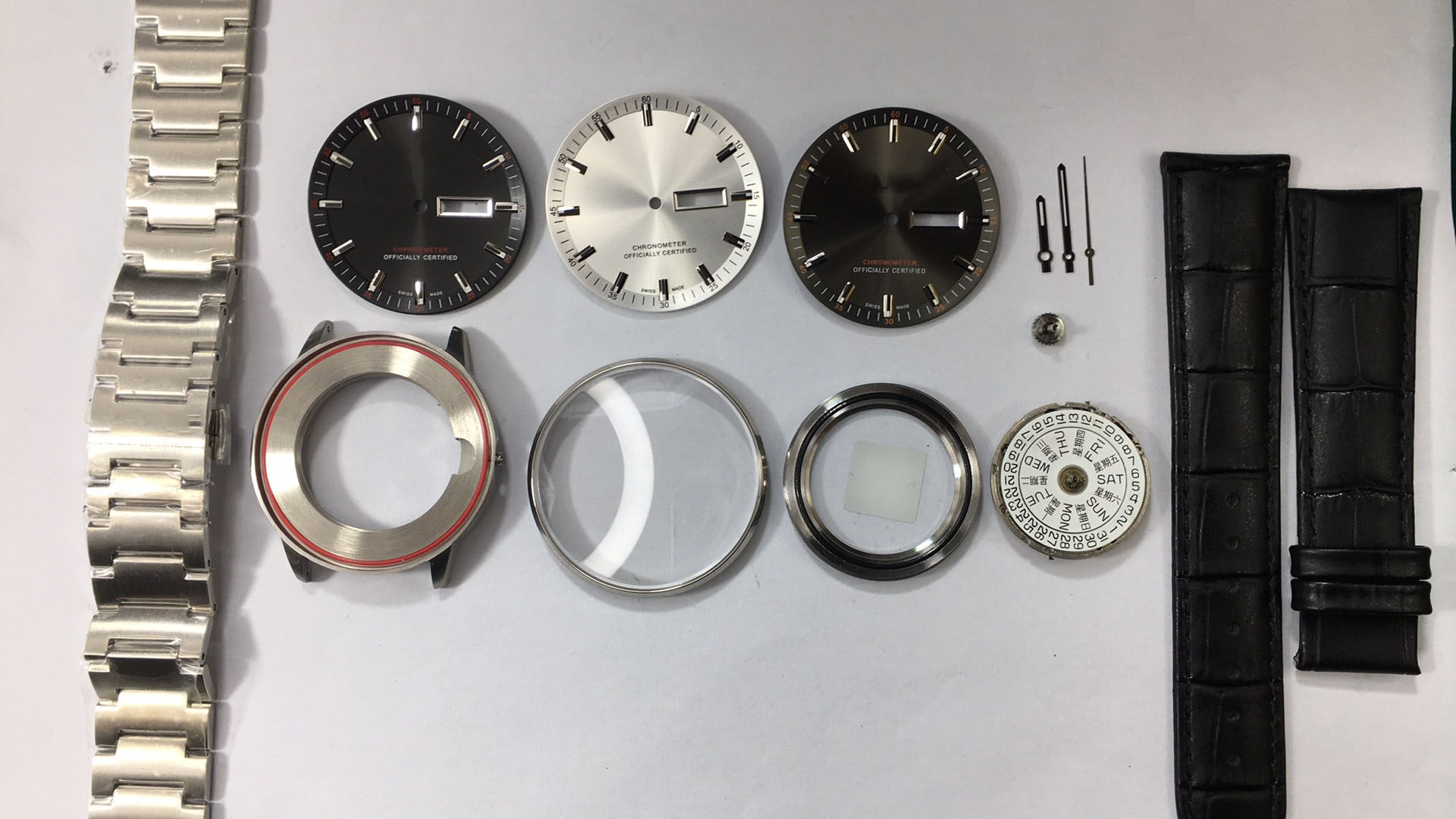 表壳表带壳套SUS316L实心钢带