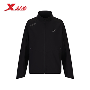 特步单风衣运动立领男2025春季 百搭休闲上衣男975129140165 新款