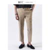 RCC men's wear 2-color Hanging along soft Elastic waist Korean Edition Self cultivation go to work Nine points Western-style trousers Korea purchasing