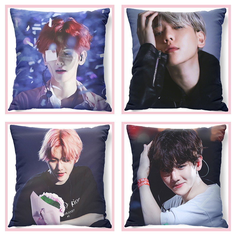 边伯贤午睡靠垫抱枕头来图定制