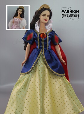 宫廷洛可可风格复古婚纱裙晚礼公主服换装6分 娃娃 心怡FR娃衣
