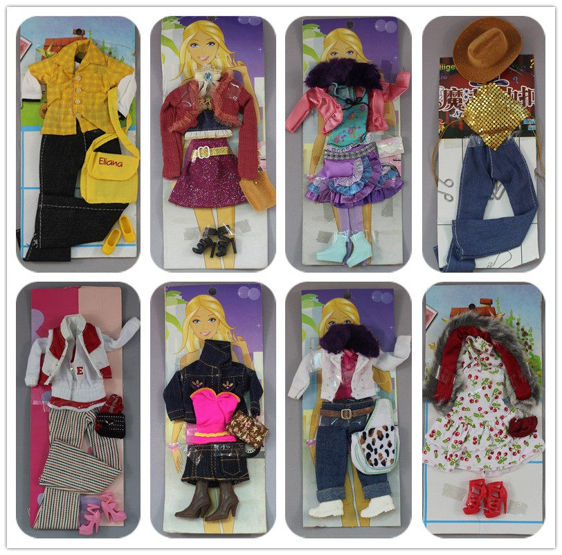 多件套带配件时装 换装29cm玩偶衣服30cm娃娃 小女孩礼物50元包邮