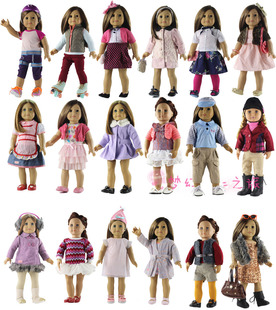 多款精美 18寸美国女孩娃娃衣服American Girl 45cm洋娃娃鞋套装