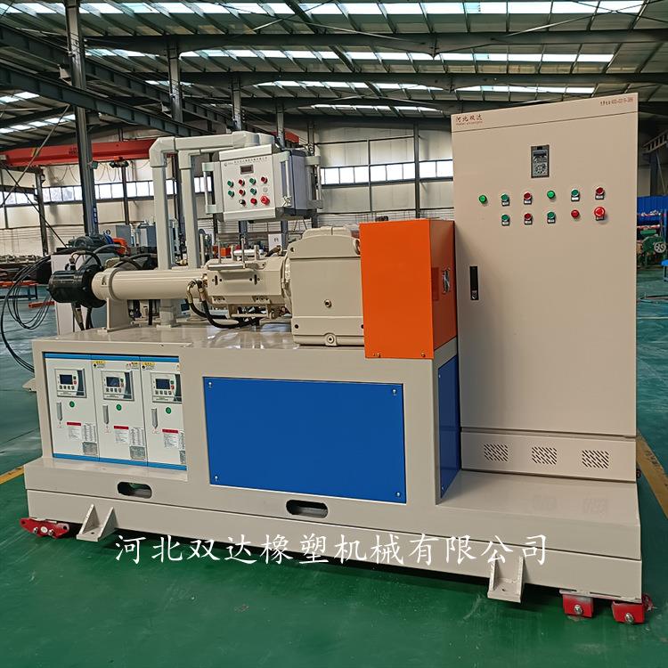 橡胶条挤出设备橡塑机械厂专业供应U型卡扣橡胶挤出机