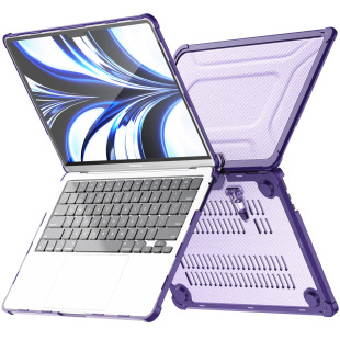 MacBook适用air13.6M2笔记本保护壳A2681全包办公轻便伸缩防滑支