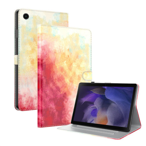 适用三星Galaxy Tab A8平板电脑保护套10.5寸水彩渐变2021支撑壳