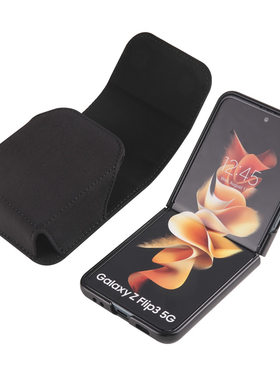 翻盖折叠屏手机包适用于三星Z Flip4腰包OPPO华为P50摩托razr磁扣
