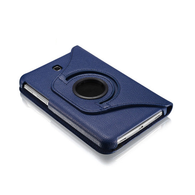 适用三星Tab3 7.0 皮套T210/T211荔枝纹360旋转P3200平板保护套壳