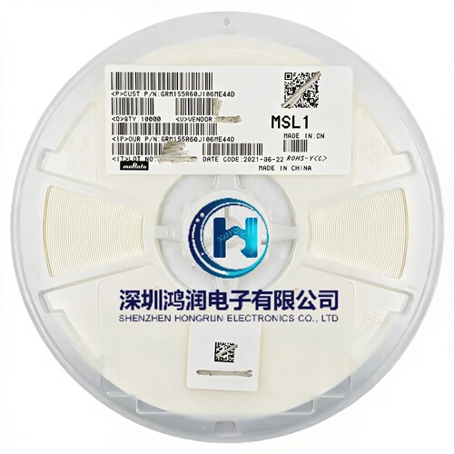 村田 贴片电容 0402 106M 6.3V X5R 20% 10UF GRM155R60J106ME44D