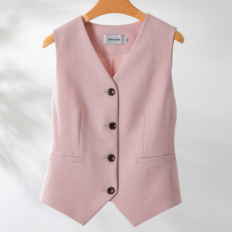 西服马甲背心女款夏薄款马夹外套