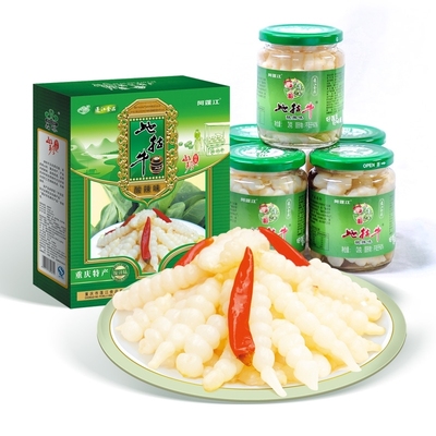 蓬江地牯牛100g*6瓶黔江特产重庆泡菜酱腌菜爽口开味下饭菜礼盒装