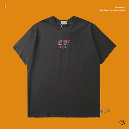 正确版本CAV EMPT DESIGN OVERDYE TEE C.E蜡染做旧经典刺绣短袖
