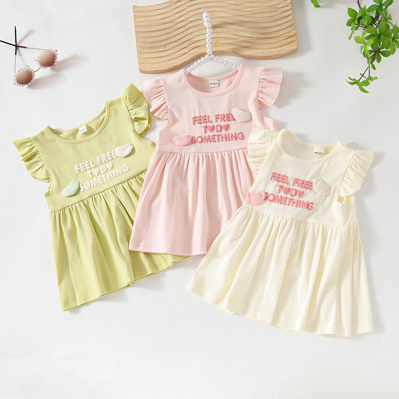 女童夏装连衣裙韩版新款宝宝外穿百搭裙子小女孩洋气童装裙1-3岁2