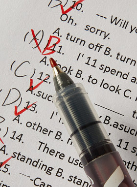 日本pilot百乐纤维笔头记号笔 拔帽式大容量标记笔SW-VSP-软头签字笔红蓝黑色1MM