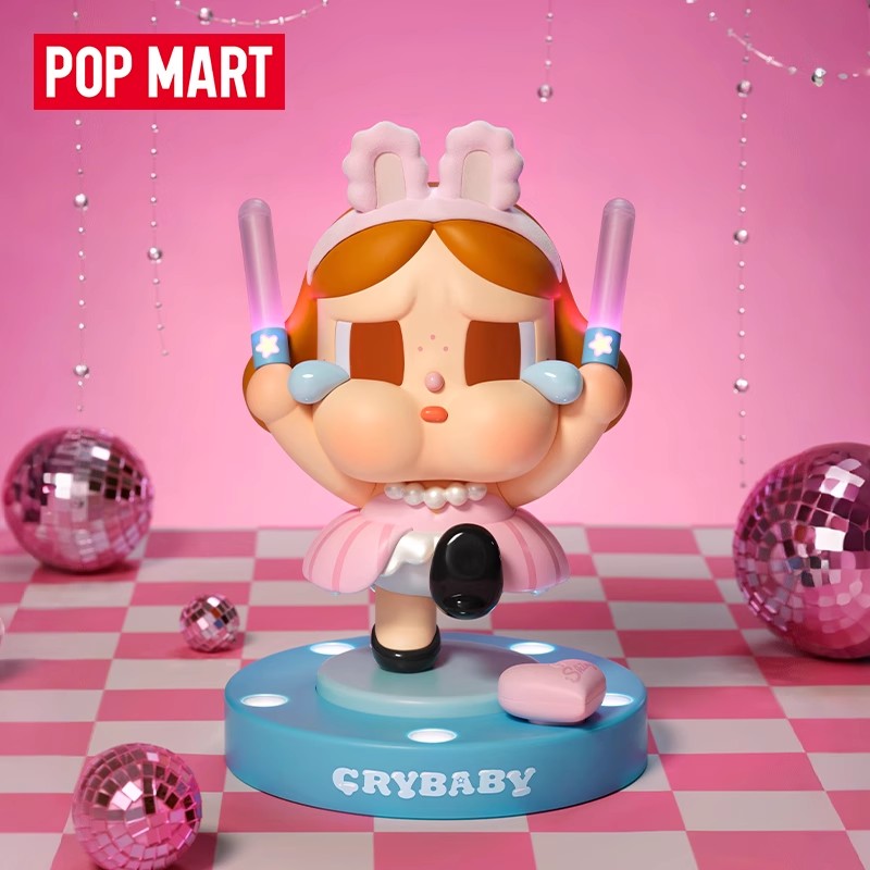 POPMART泡泡玛特CRYBABY SHINY SHINY系列发光灯潮玩周边礼物
