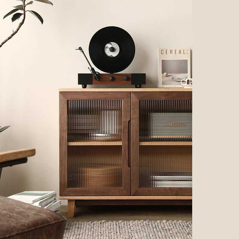 北欧风原木黑胡桃木橡木北欧日式全实木餐厅家具储物餐边柜,鲜花速递/花卉仿真/绿植园艺,割草机/草坪机,淘宝优惠券,粉丝福利购,淘宝优惠卷