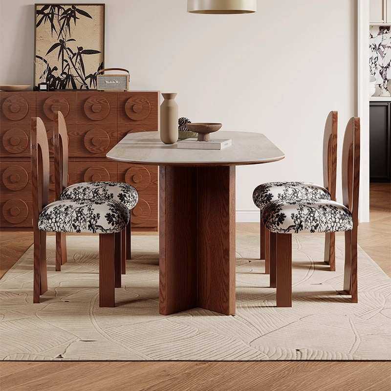 丹梵斯法式餐桌家用小户型岩板餐桌椅组合椭圆形饭桌实木洞石餐桌,鲜花速递/花卉仿真/绿植园艺,割草机/草坪机,淘宝优惠券,粉丝福利购,淘宝优惠卷