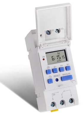 TM615-2可编程定时器 时间开关 节能计时控制导轨安装 220V AC