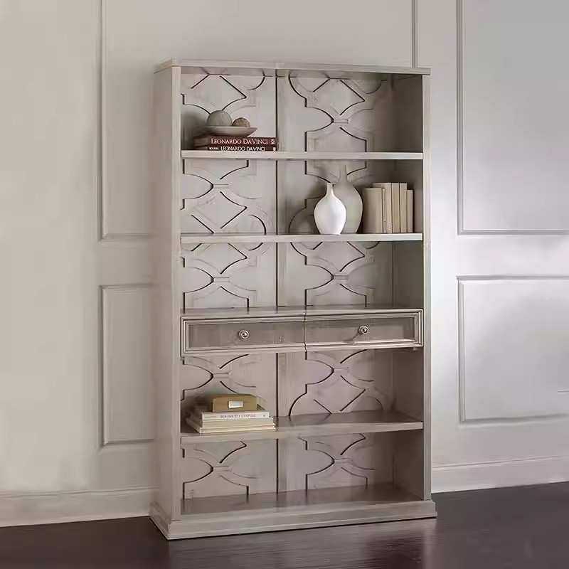 北欧art复古做旧书柜法式雕刻展示柜香槟色莫里储物装饰无门书架,鲜花速递/花卉仿真/绿植园艺,割草机/草坪机,淘宝优惠券,粉丝福利购,淘宝优惠卷