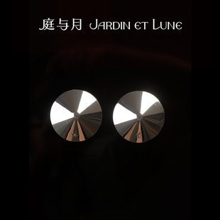 庭与月 撩人性感闪光配饰女金属圆形自粘乳贴 醉后星河