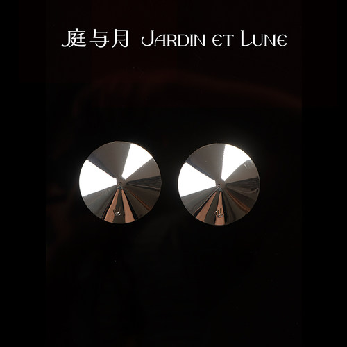 庭与月【醉后星河】撩人性感闪光配饰女金属圆形自粘乳贴