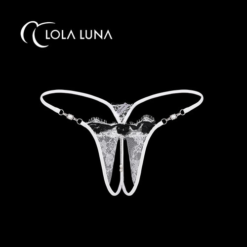 LOLALUNA法式纯欲蕾丝透视