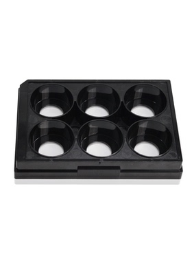 BS-CP-6B 6孔玻底 共聚焦培养板玻底  20mm黑色无菌包装