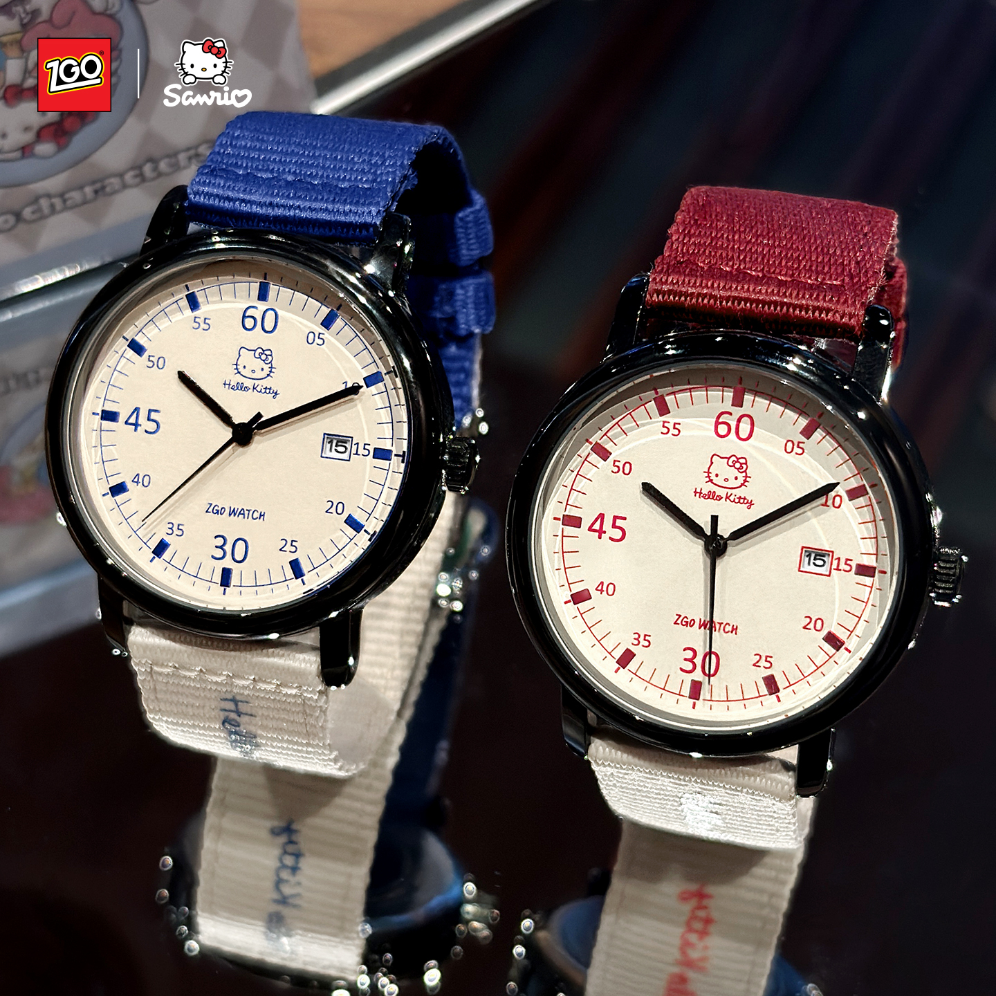 HelloKitty手表女学生初高中女生高颜值女孩考试专用电子机械石英