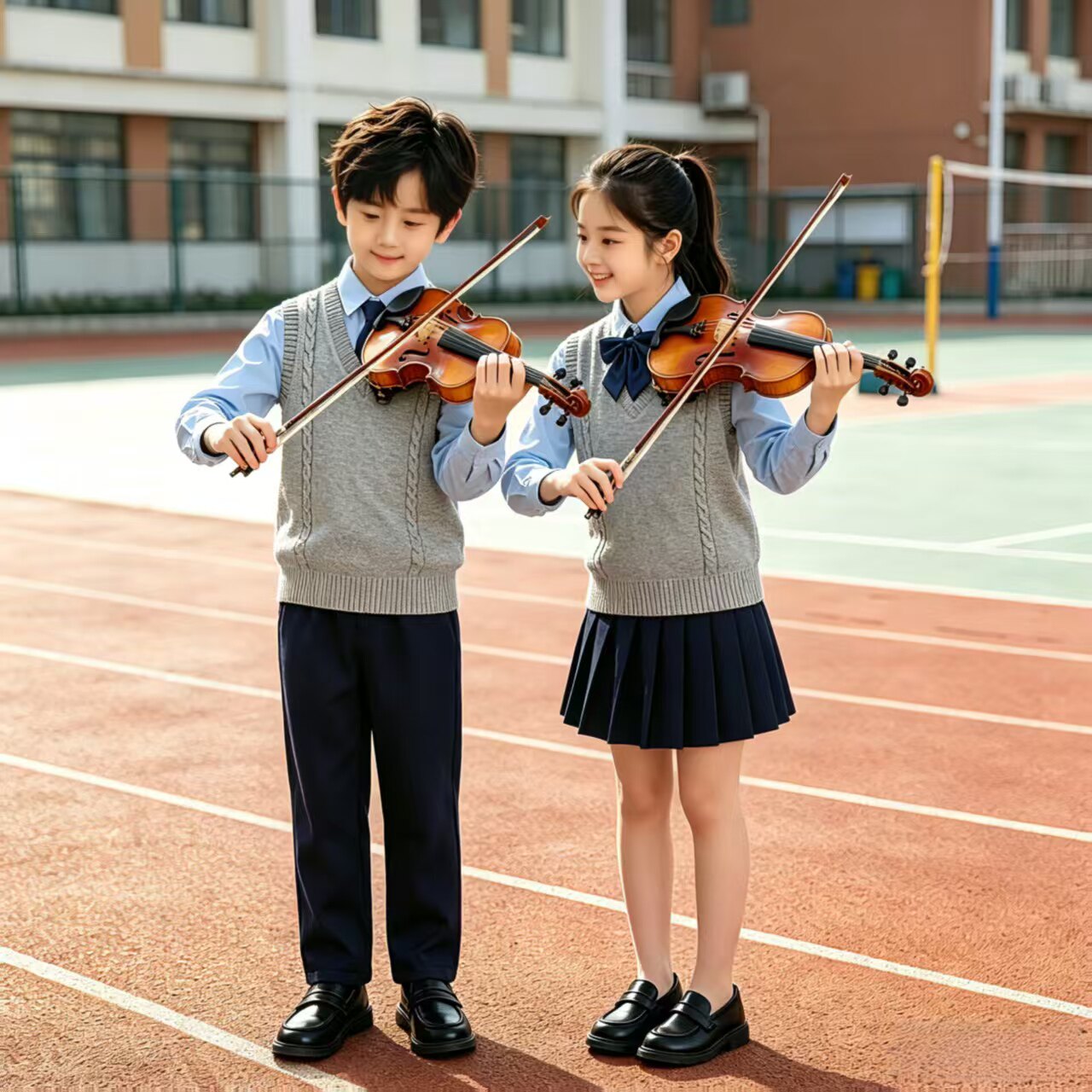小学生英伦风班服春秋季马甲三件套幼儿园园服儿童校服套装演出服