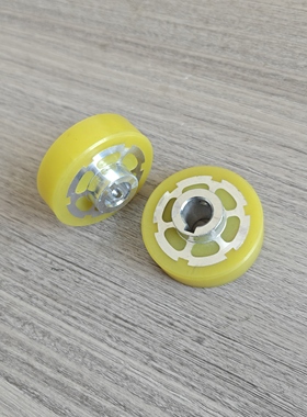 兄弟封口机配件SF-150W/FRD1000W黄色聚氨酯橡胶轮橡皮硅胶轮压轮