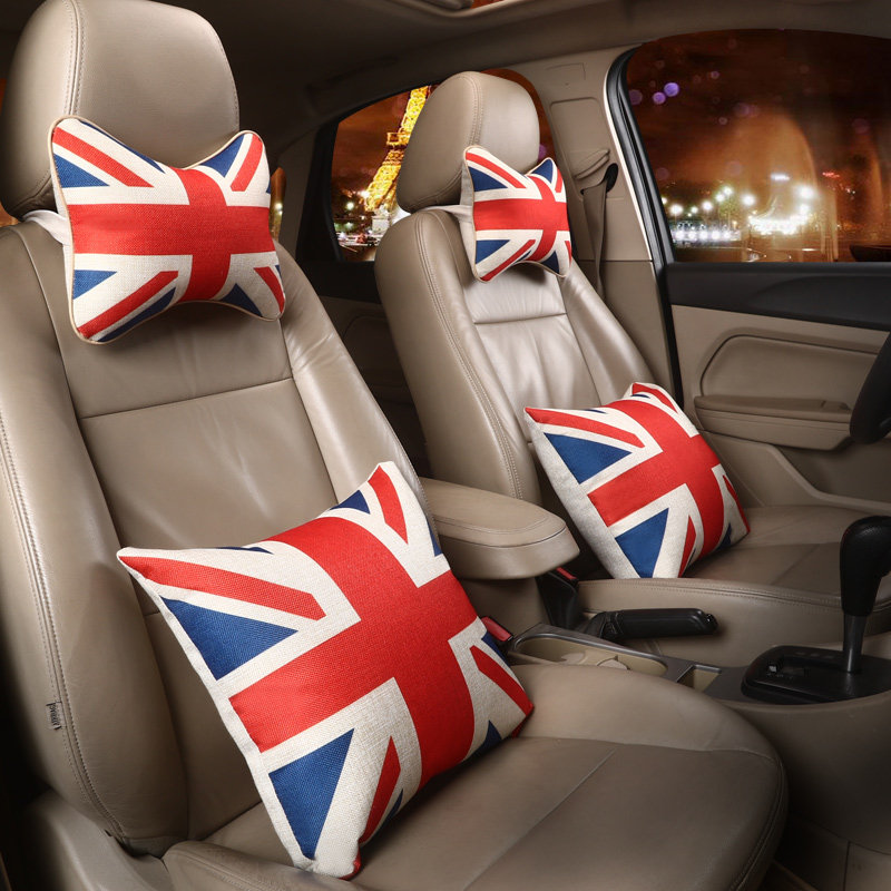 美式复古沙发抱枕靠垫米字旗法英国美国国旗靠枕英伦抱枕套含芯