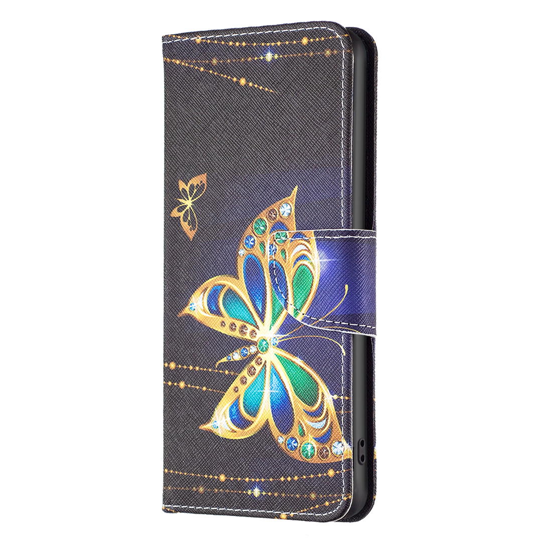 大金蝶适用Galaxy A14/A34/A54三星A13/A23/A33/A53 5G/4G/A12/A22/A32/A42/A52/A52s彩绘翻盖手机壳保护皮套