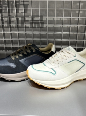 可隆KOLON SPORT V底厚底男女同款低帮休闲鞋LUFC5WT415