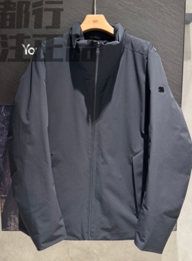 可隆KOLON SPORT男款防水防风轻量热压立领夹克羽绒服LHDJ6ST801