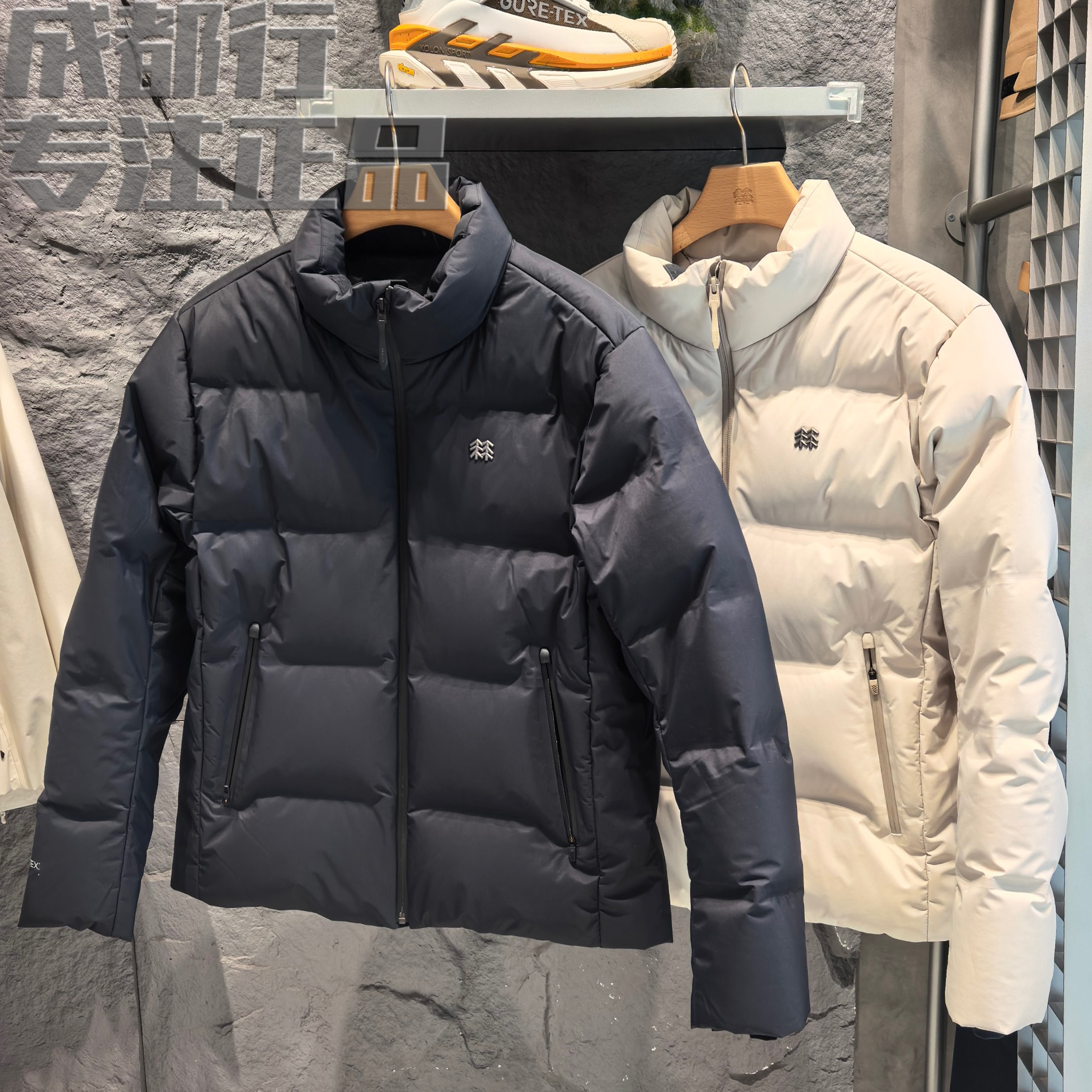 可隆KOLON SPORT男款立领通勤百搭保暖防风中量羽绒服LHDJ5WN121
