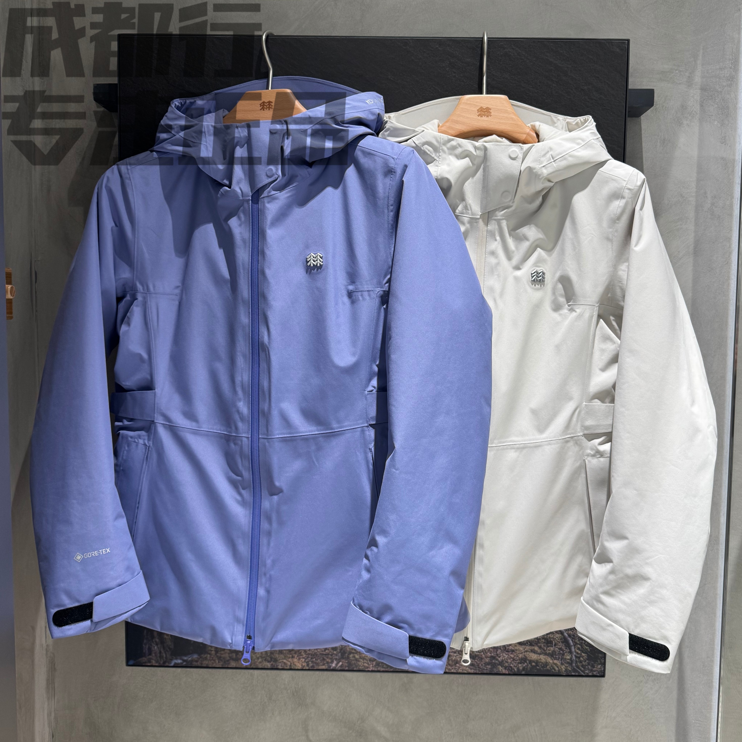 可隆KOLON SPORT女款透湿加热棉服耐磨防水防风冲锋衣LKPJ6SN002