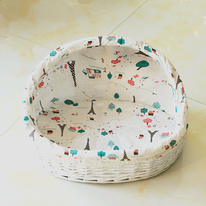 泰迪狗窝可拆洗夏天藤编狗窝狗床博美贵宾中小型犬宠物窝四季通用|ruв категории животное/Животное питание и принадлежностей, кошка/собака товаров, ямка/дом/палатка - от Buy2taobao.com для оказания профессиональной услуги покупки агента Taobao